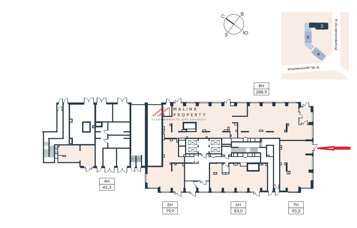 Продажа торгового помещения в ЖК "Level Селигерская" 