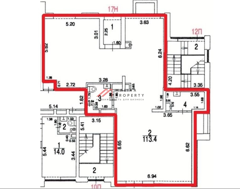 Продажа помещения в новом жилом доме