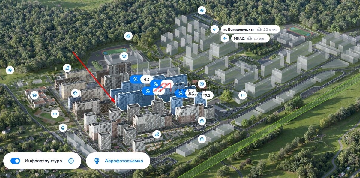 Продажа торгового помещения с сетевыми арендаторами