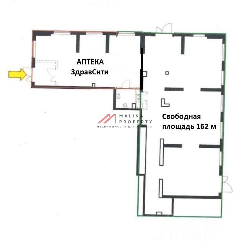 Аренда помещения в ЖК Ютаново