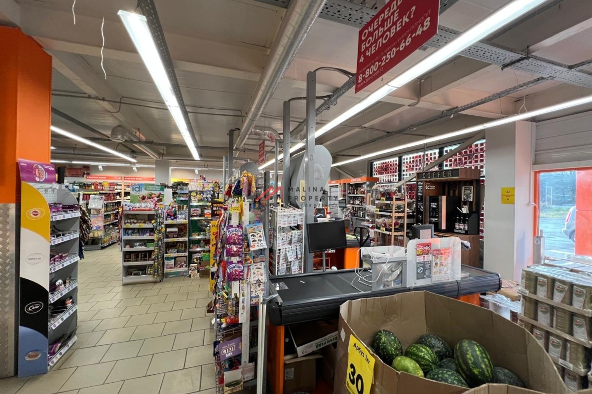 Продажа торгового здания с супермаркетом Верный