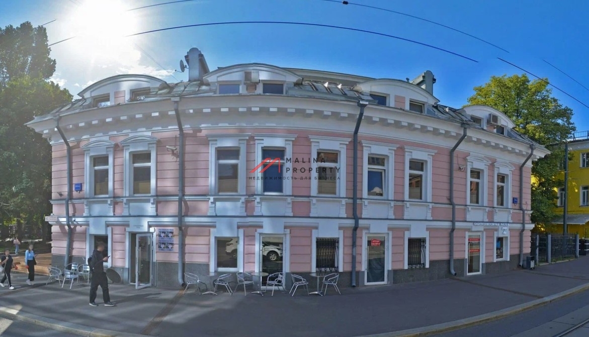 Продажа здания с сетевыми арендаторами на Бауманской