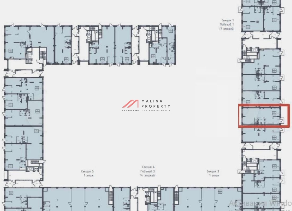 Аренда торгового помещения в ЖК "Квартал Ивакино"