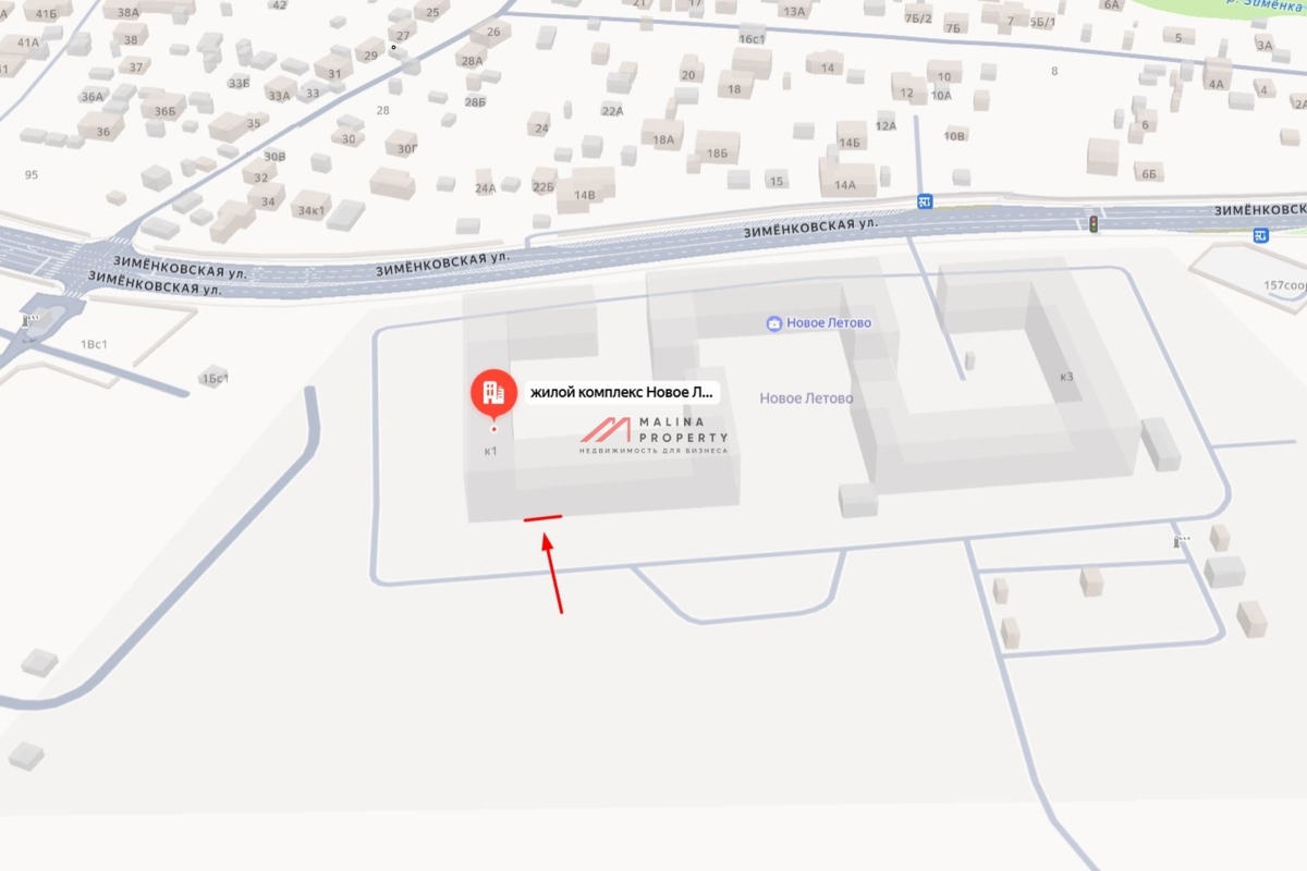 Продажа торгового помещения в ЖК "Новое Летово"