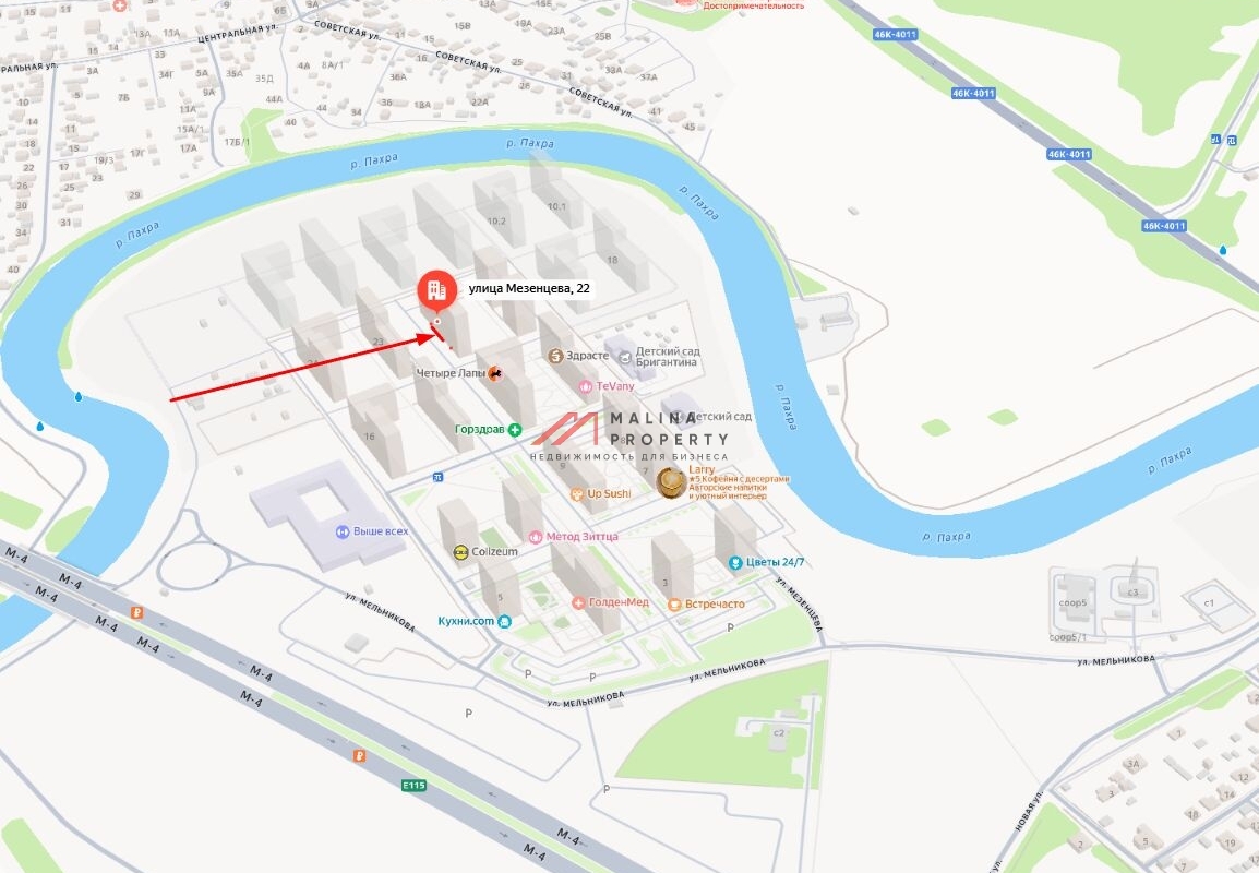 Продажа помещения с арендатором "Магнит" в ЖК "Прибрежный Парк"