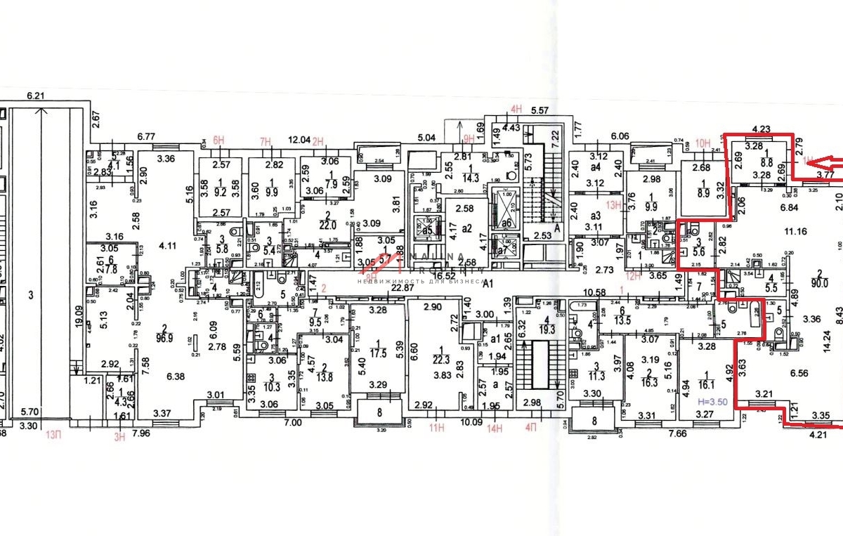 Продажа коммерческого помещения в новом жилом доме