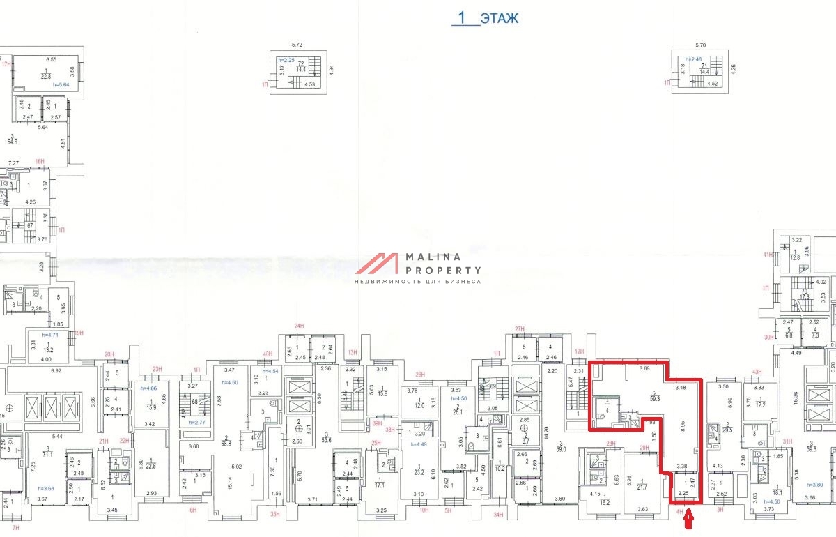 Аренда торгового помещения в новом доме