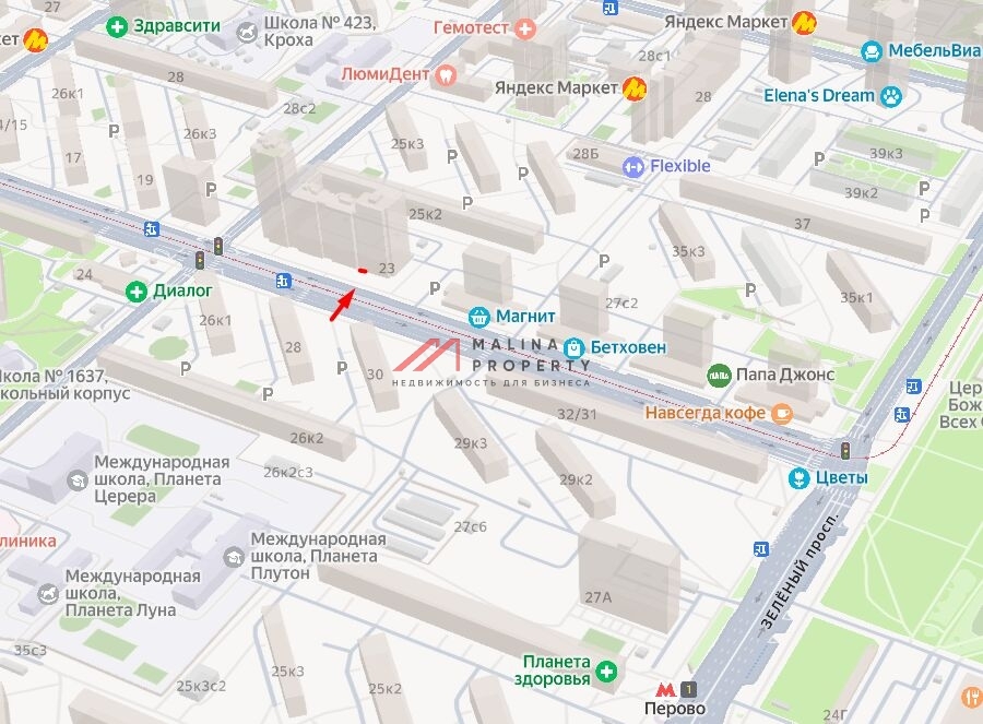 Аренда торгового помещения в новом доме