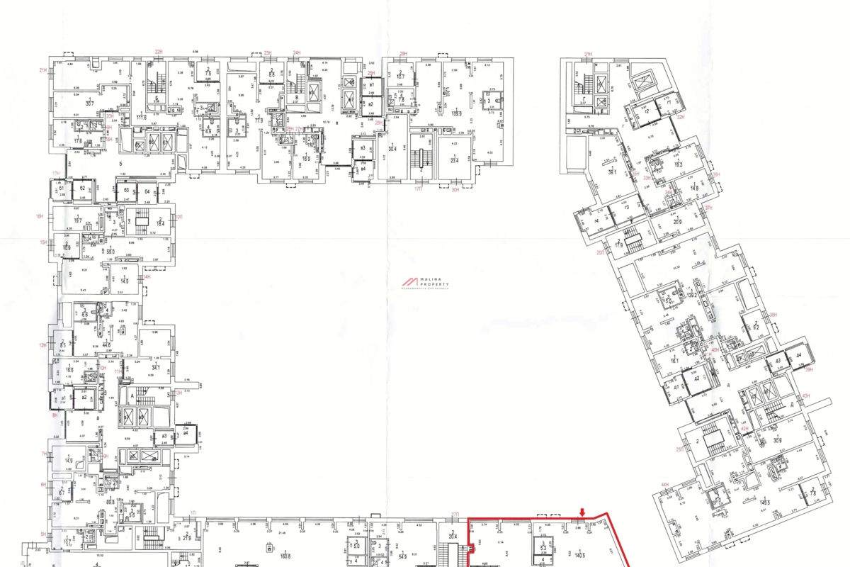 Аренда торгового помещения в новом доме