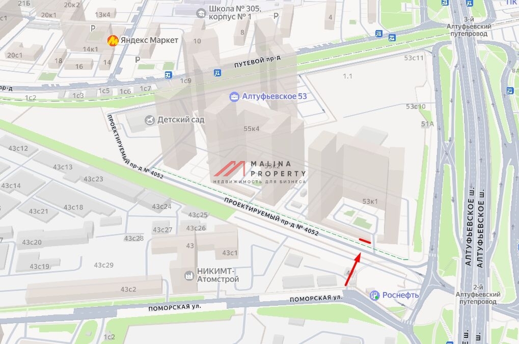 Аренда торгового помещения в новом доме