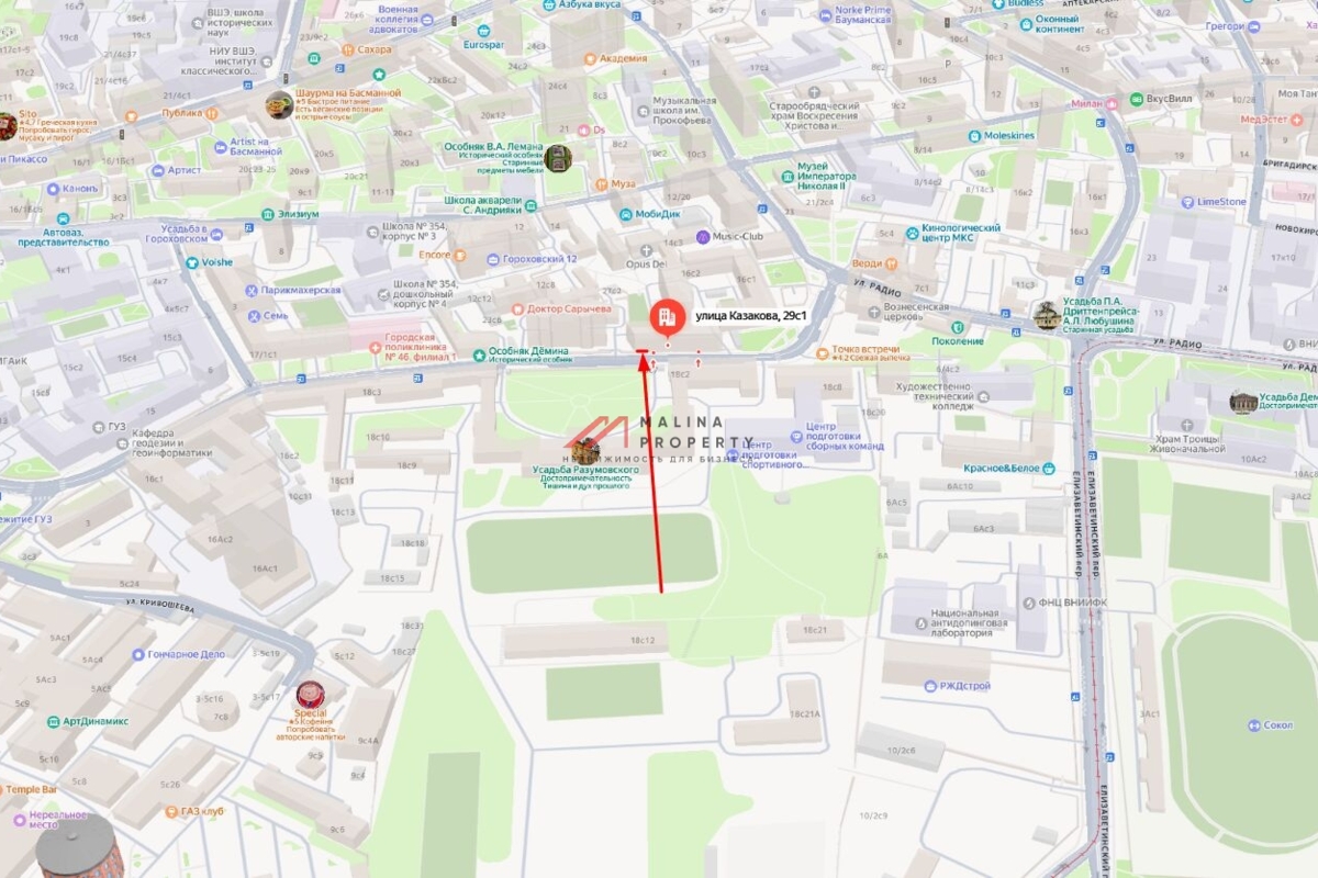 Продажа торгового помещения с арендаторами на Казакова 