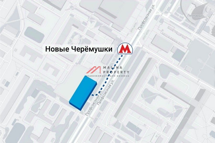 Продажа торгового помещения у метро Новые Черёмушки 