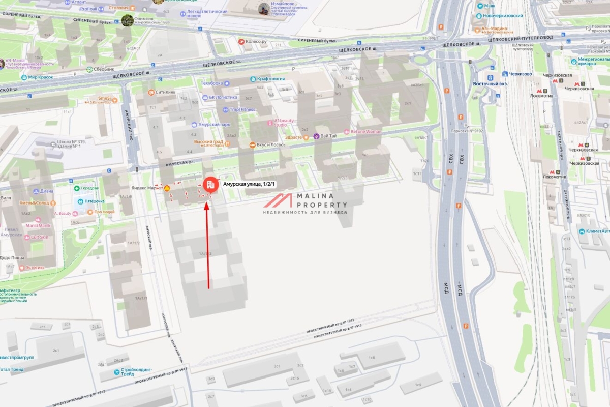 Продажа торгового помещения на Амурской
