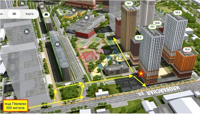 Аренда  помещения в ЖК "Люблинский парк"