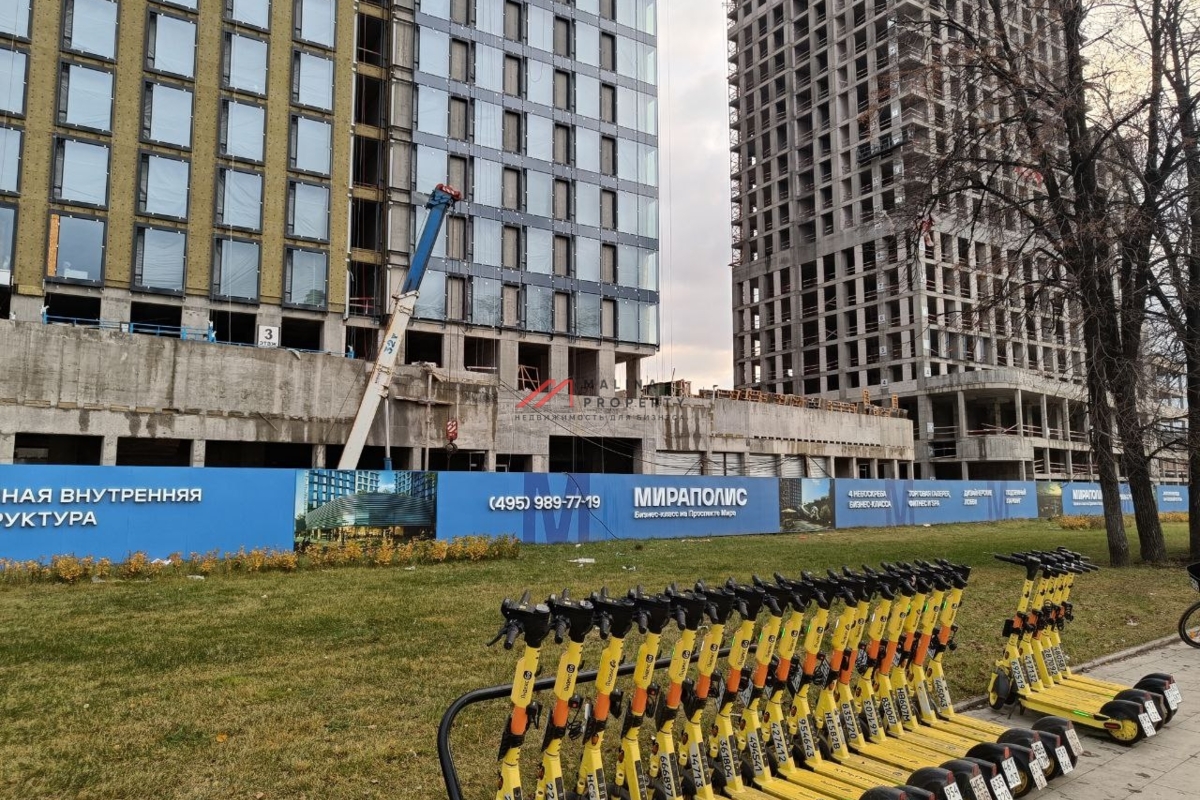 Продажа торгового помещения в ЖК "Мираполис"