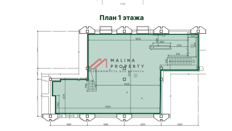 Продажа помещения с арендатором рядом с метро Тульская