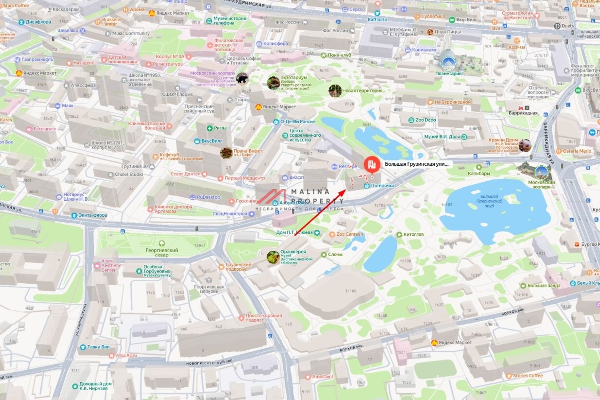 Продажа коммерческого помещения рядом с метро Баррикадная 