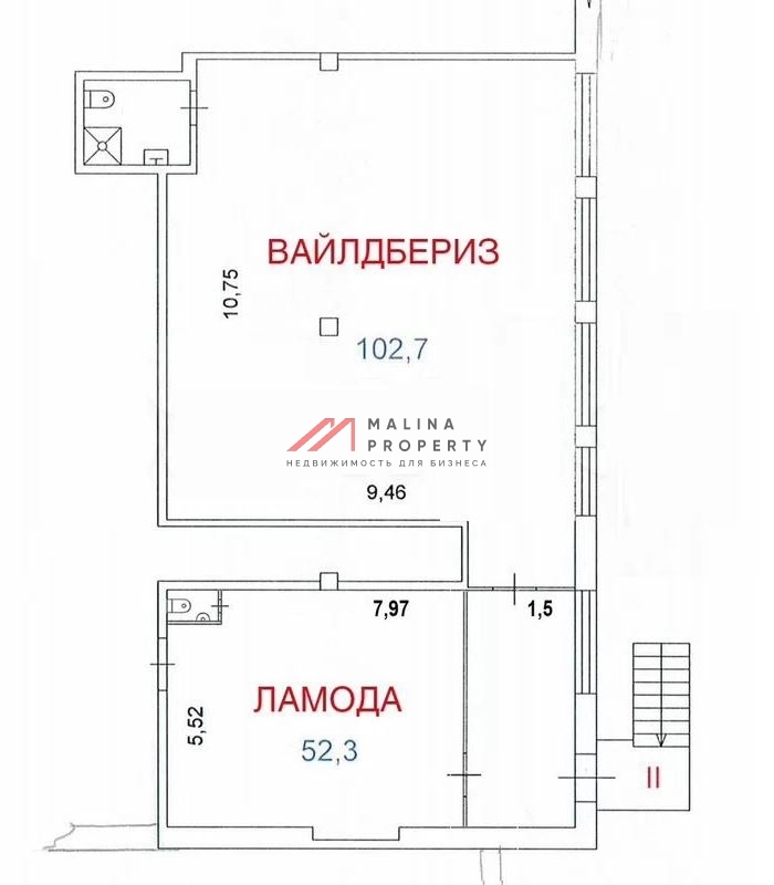 Продажа помещения с арендаторами на Улице Старокачаловская