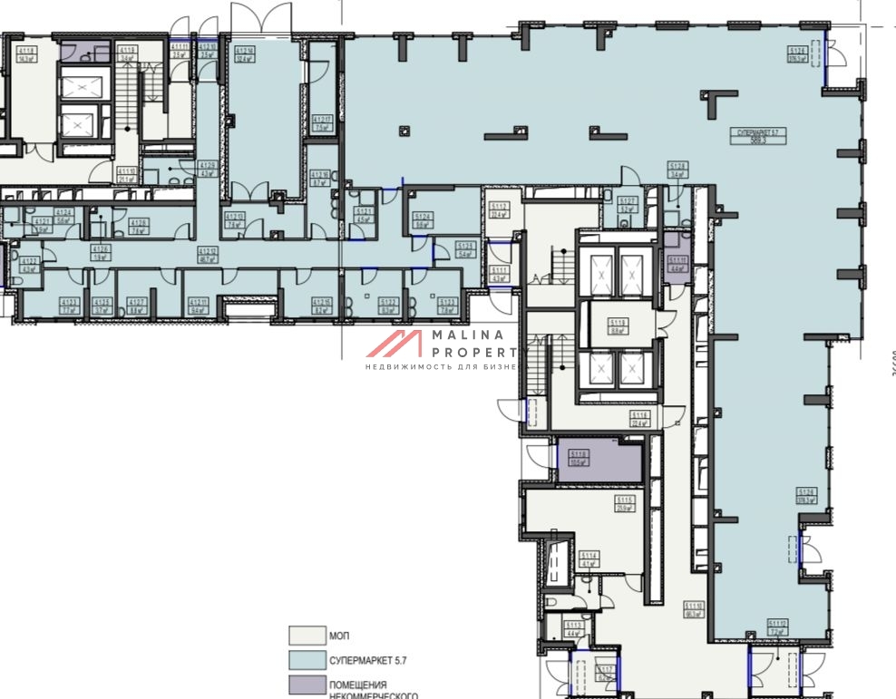 Продажа помещения с магазином Пятерочка в ЖК "Sky Garden"