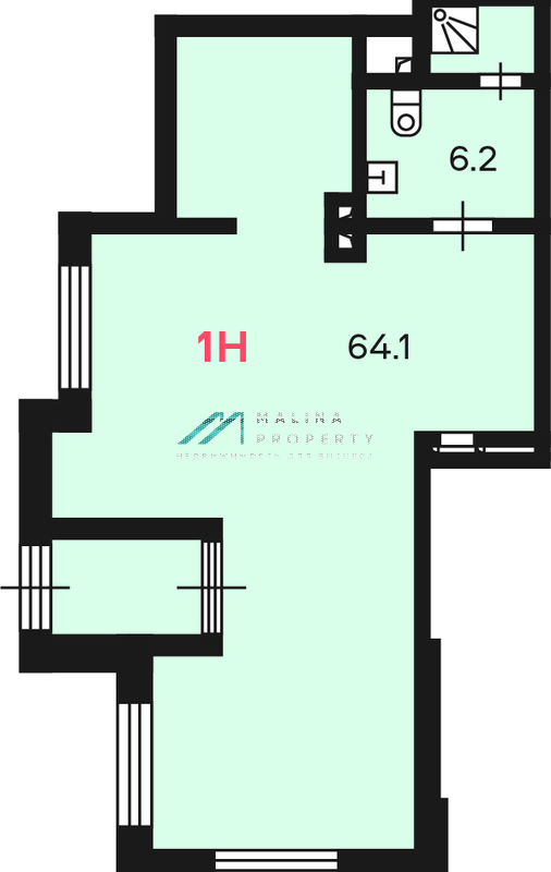 Аренда торгового помещения в новом доме на Яхромской