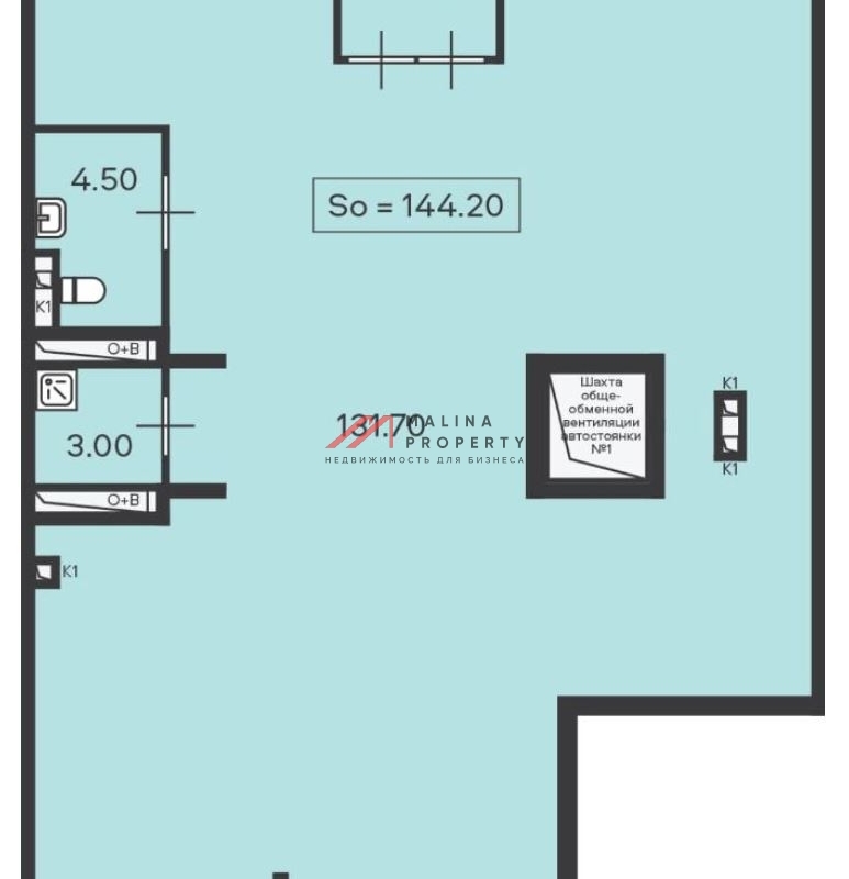 Продажа помещения с магазином Магнит в новом доме