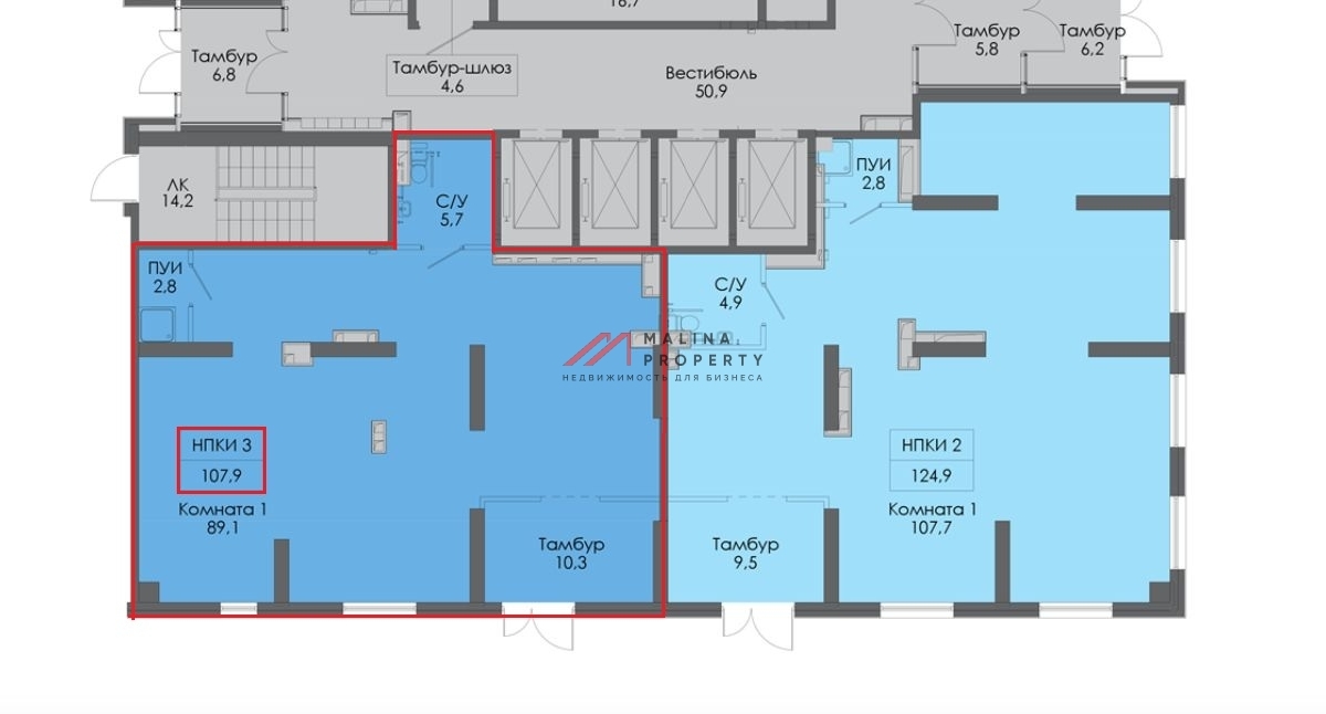 Аренда торгового помещения в ЖК "Алтуфьево 53"