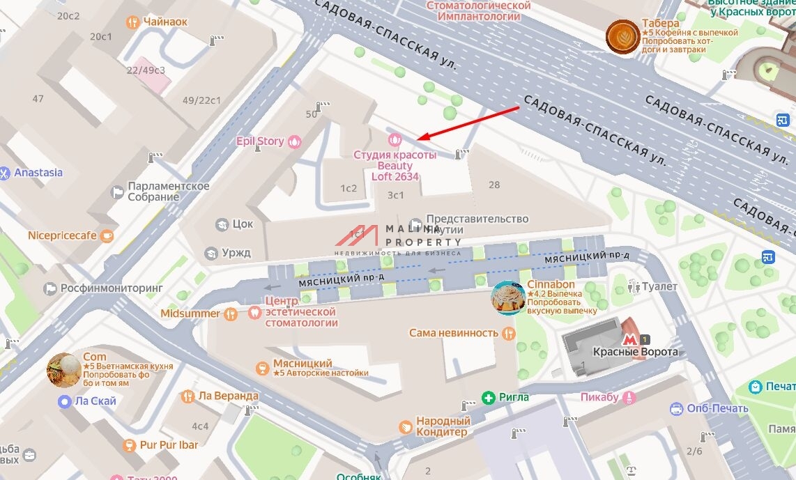 Продажа здания рядом с метро Красные ворота