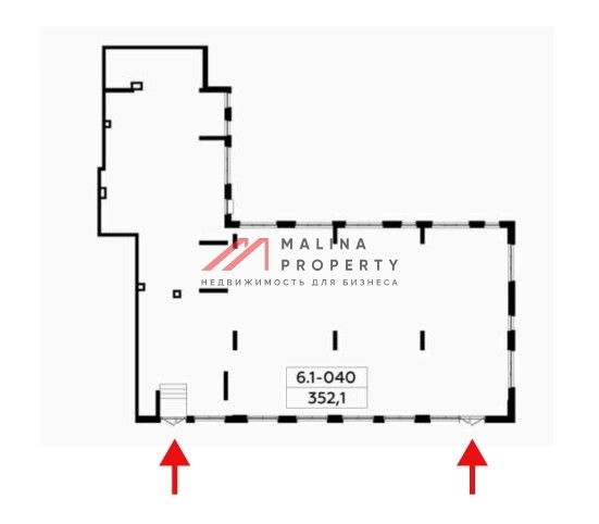 Продажа помещения с супермаркетом Дикси