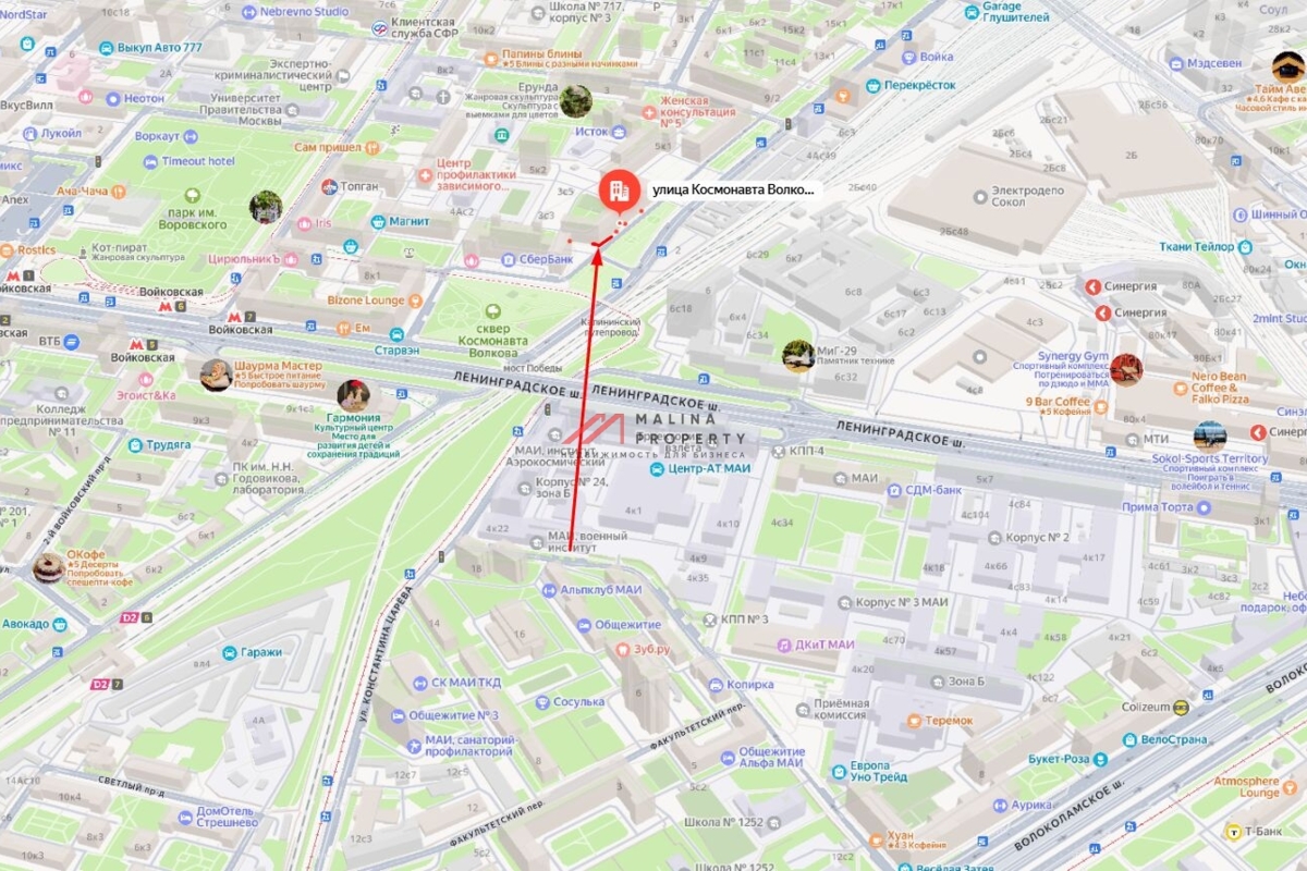 Продажа торгового помещения рядом с метро Войковская 