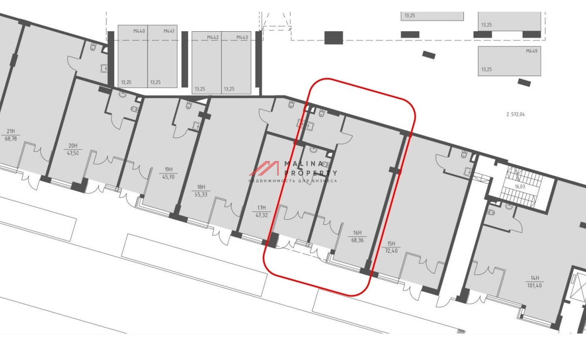 Продажа торгового помещения в ЖК "Спутник"
