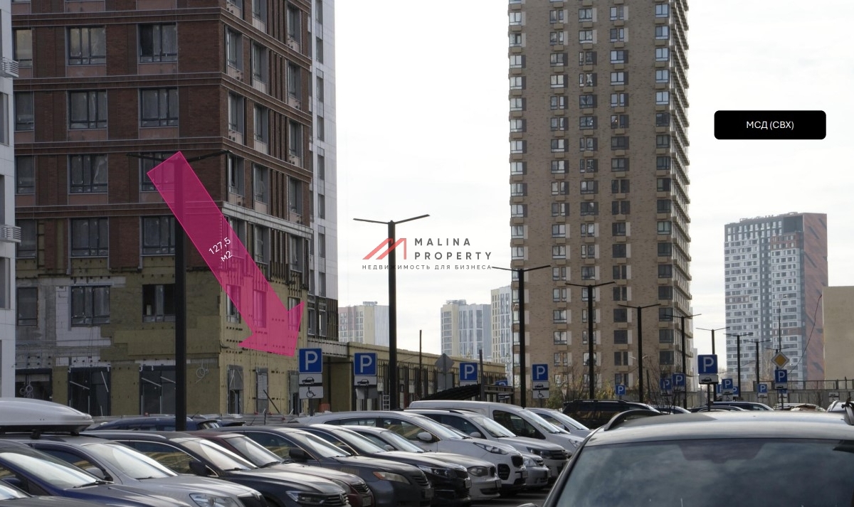 Продажа торгового помещения в ЖК "Сиреневый парк" 