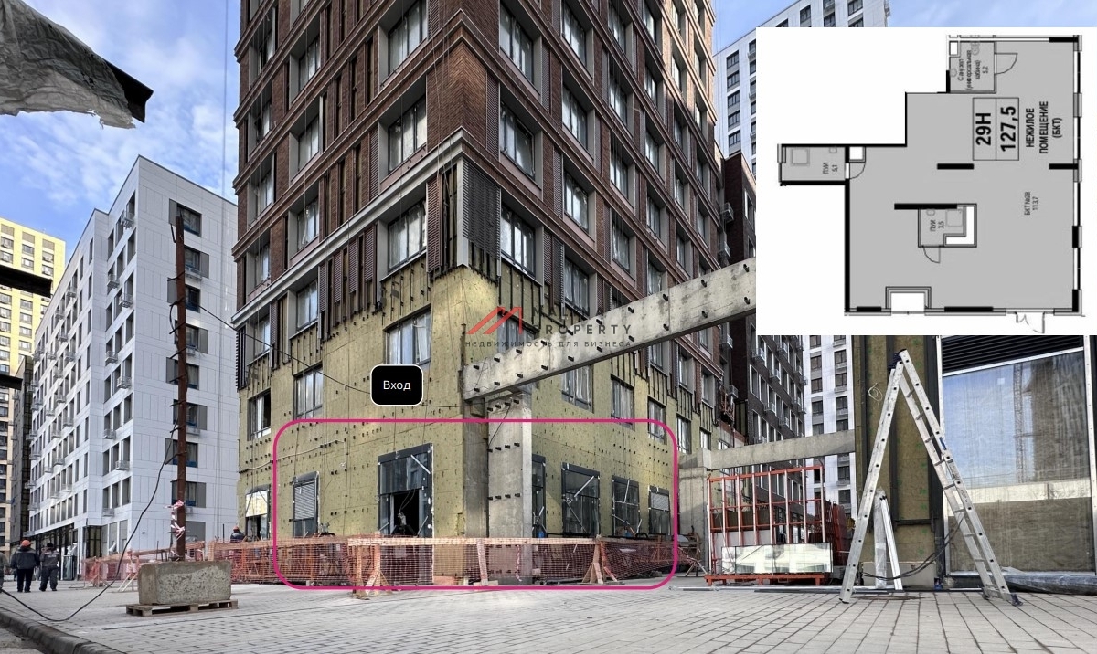Аренда торгового помещения в ЖК "Сиреневый парк" 