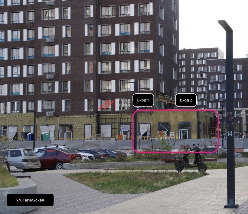 Продажа торгового помещения в ЖК "Сиреневый парк" 