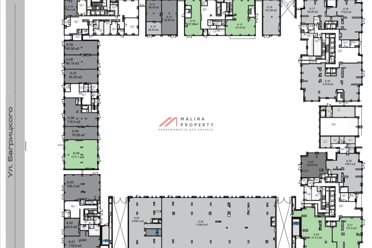 Продажа торгового помещения в ЖК "Veer 1 - Indigo"