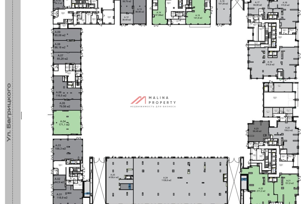 Продажа торгового помещения в ЖК "Veer 1 - Indigo"