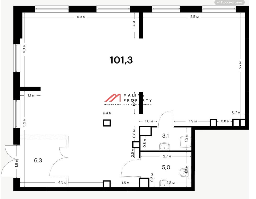 Аренда торгового помещения в ЖК "Ильинские луга"