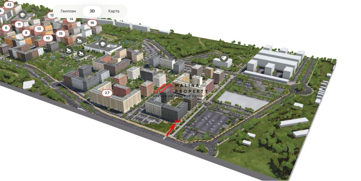 Аренда торгового помещения в ЖК "Ильинские луга"