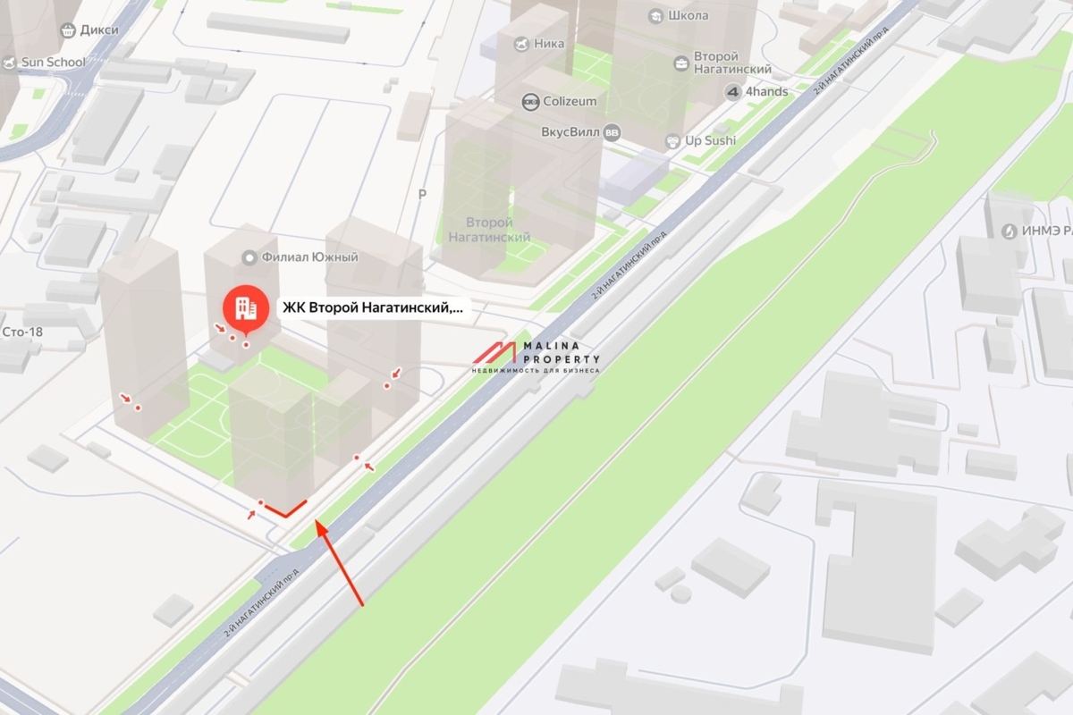 Продажа торгового помещения в ЖК "2-й Нагатинский"