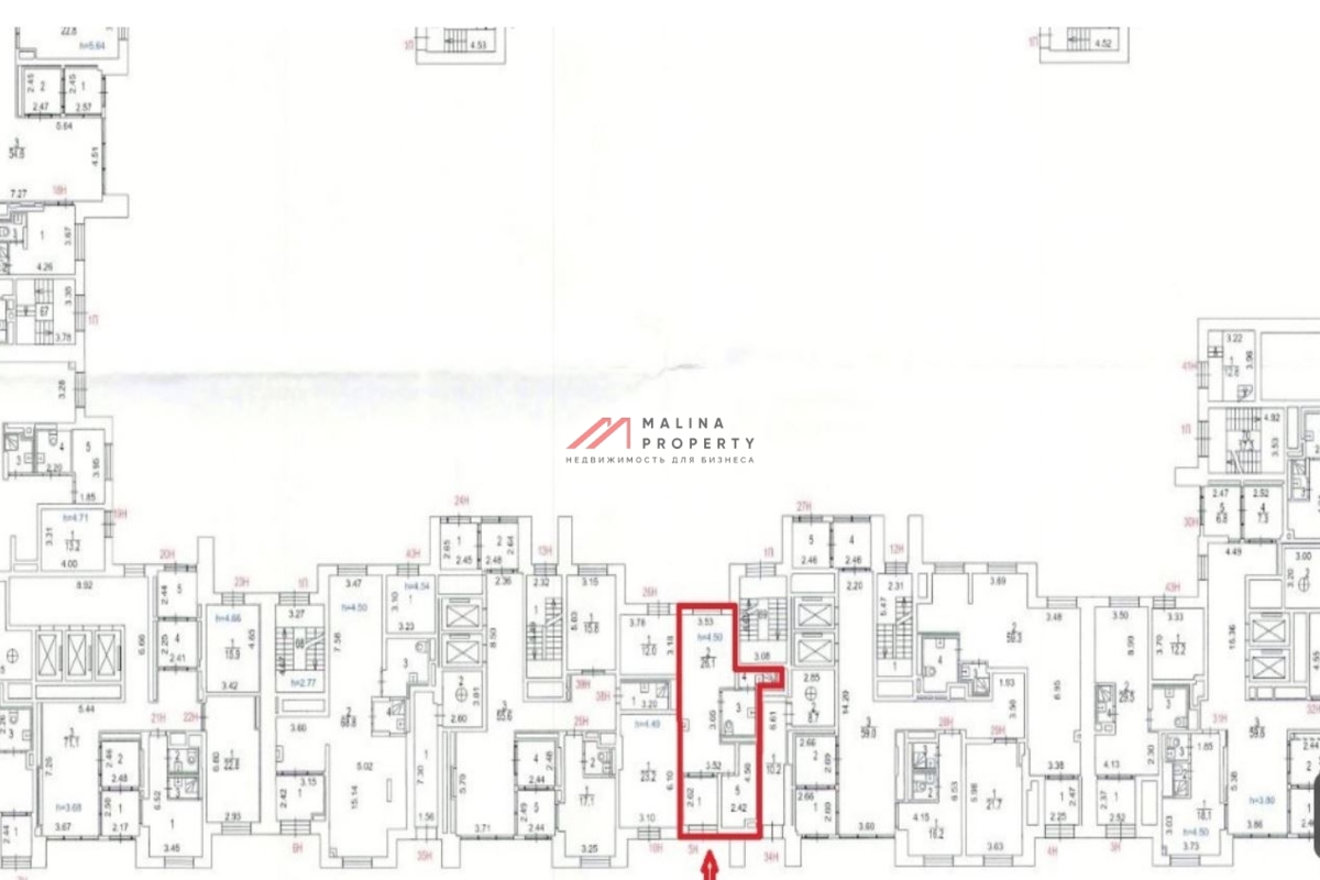 Аренда торгового помещения в новом доме в Перово