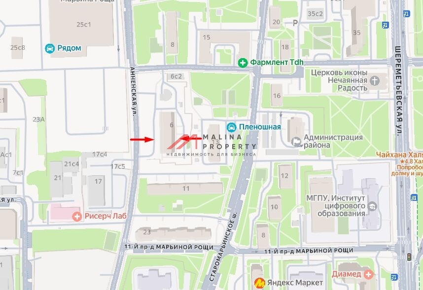 Продажа торгового помещения с сетевыми арендаторами