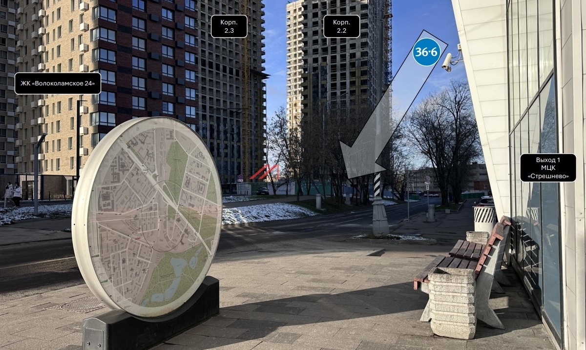 Продажа помещения c арендатором аптека в ЖК "Moments"