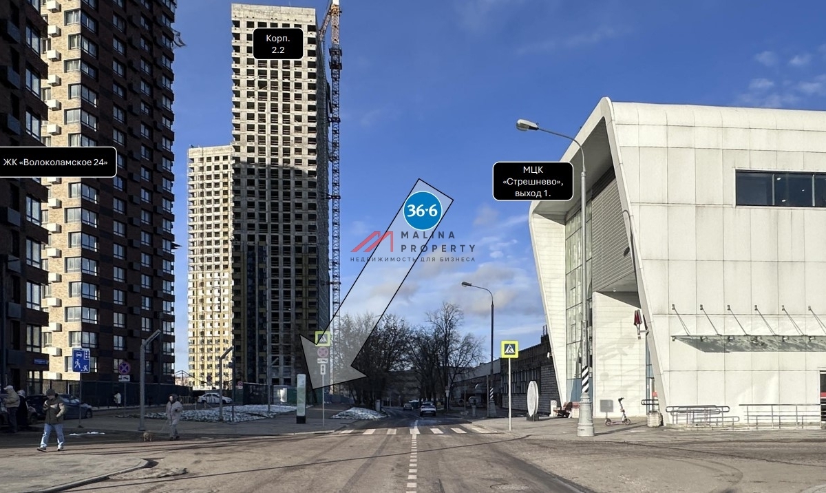 Продажа помещения c арендатором аптека в ЖК "Moments"