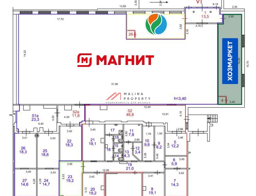 Продажа помещения с арендатором у метро Алма-Атинская