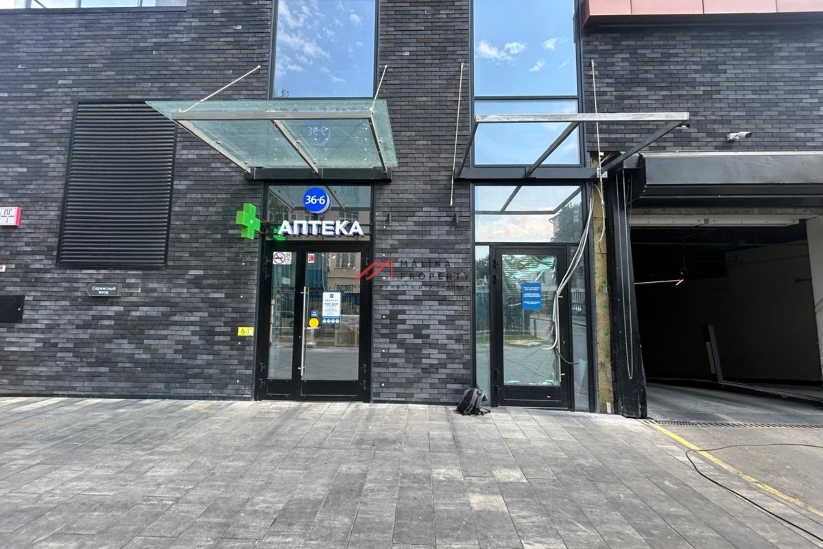 Продажа помещения с арендатором аптека "36,6" в ЖК "Режиссёр"