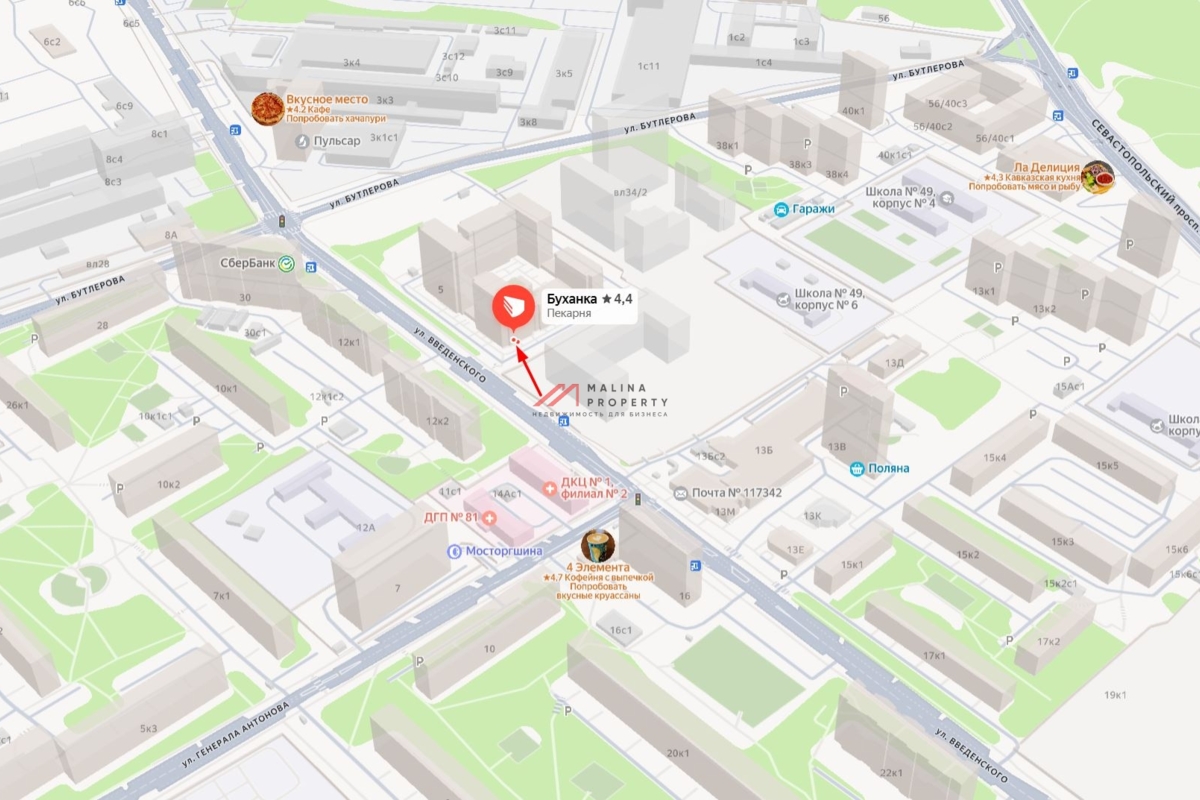 Аренда торгового помещения в новом доме