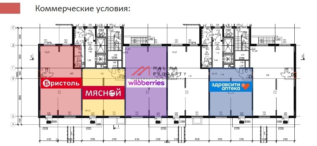 Продажа помещения с арендатором Бристоль 