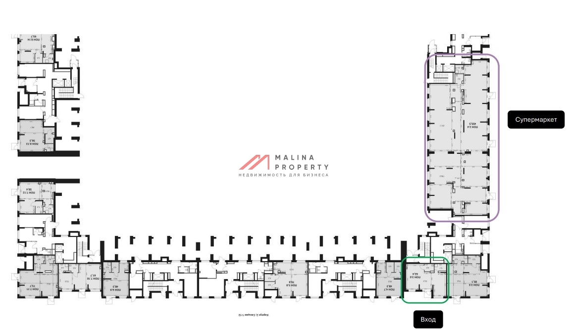 Продажа помещения с арендатором аптека в ЖК "1-й Ясеневский" 
