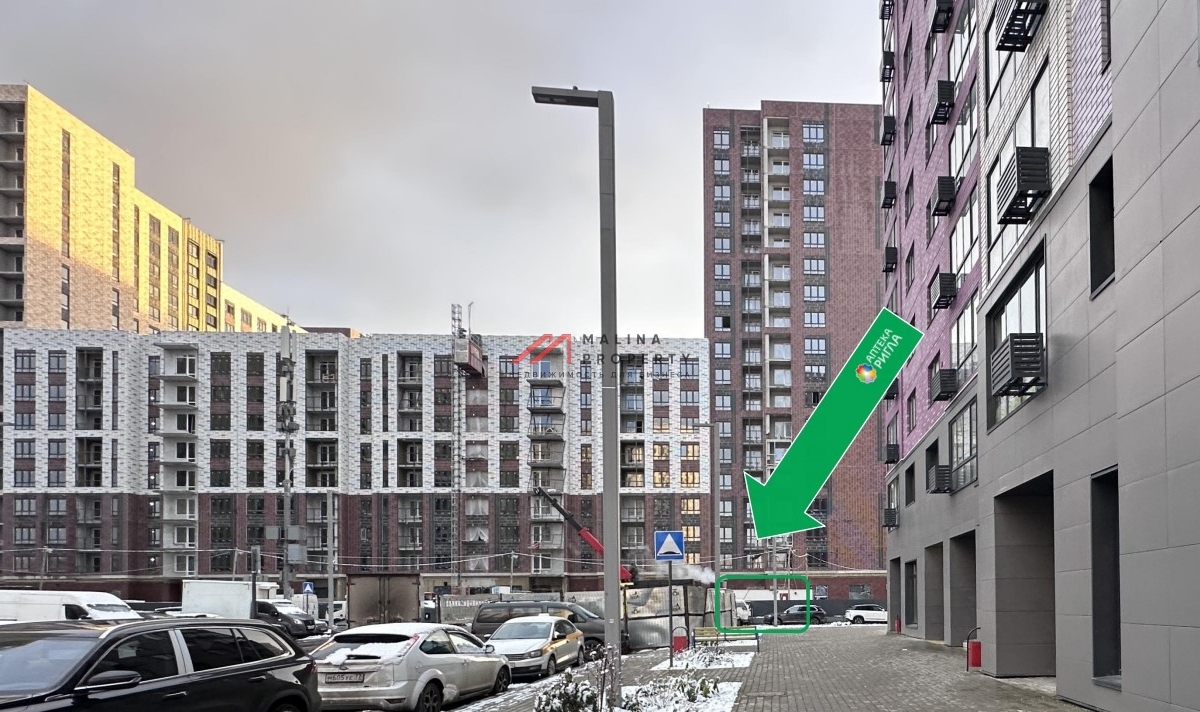 Продажа помещения с арендатором аптека в ЖК "1-й Ясеневский" 