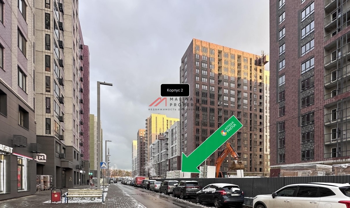 Продажа помещения с арендатором аптека в ЖК "1-й Ясеневский" 