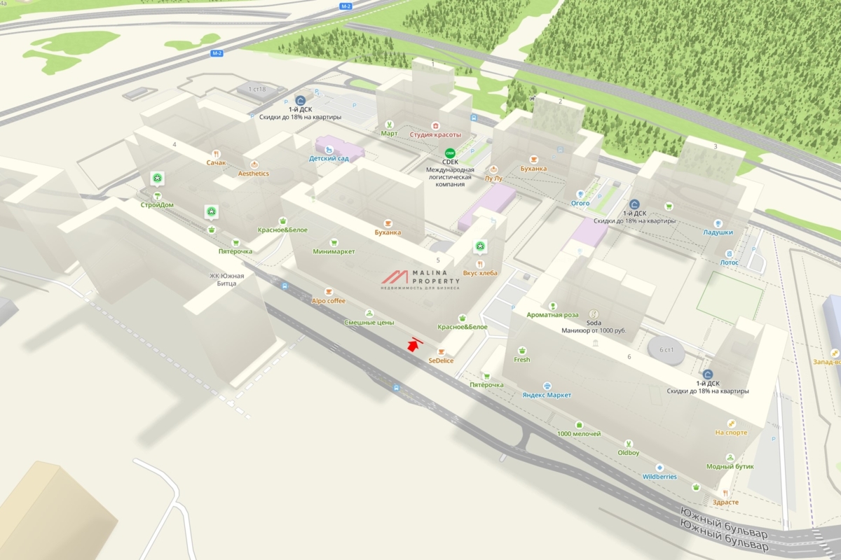 Аренда нежилого помещения в новостройке